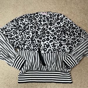 See By Chloe Leopard Print Silk Blouse